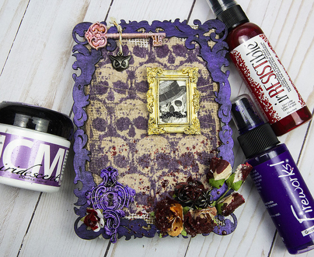 Learn to Create a Mixed Media Halloween Project