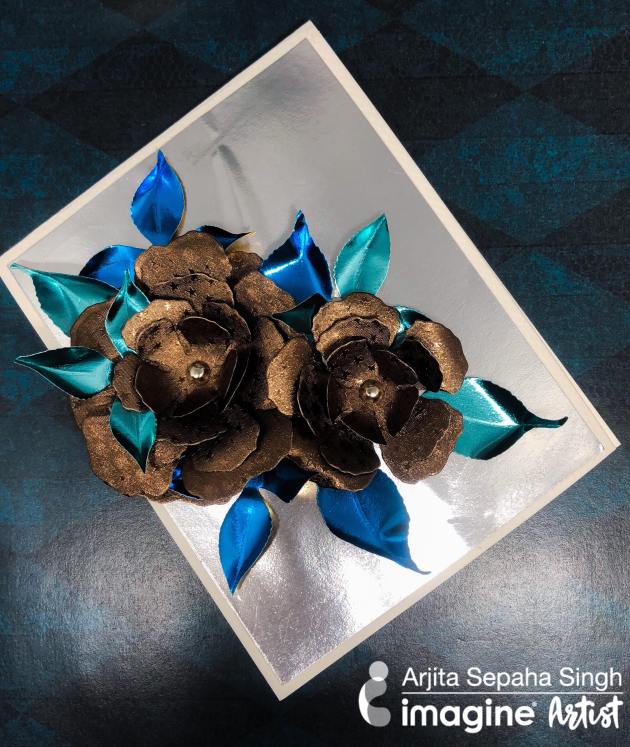 Learn How to Make Shiny 3D flowers using Rinea Foils