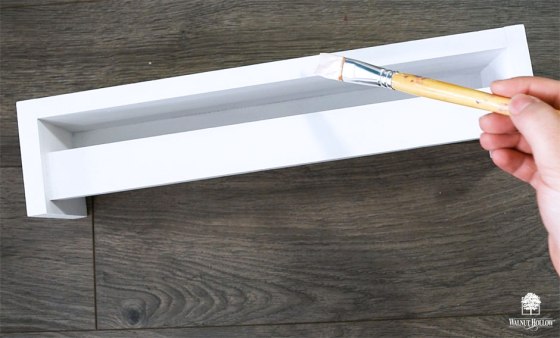 Painting the Display Rack White